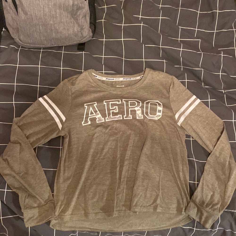 Long Sleeve, green Aeropostale shirt
